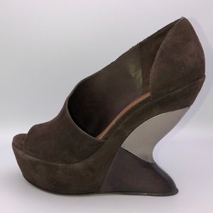 Anthro LEIFSDOTTIR Katrina Cutout Platform Heels